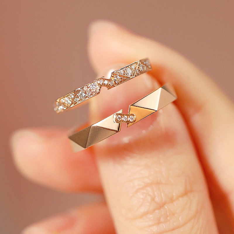 Caramel Couple Rings