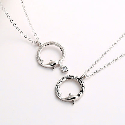 Dolphin Couple Necklaces